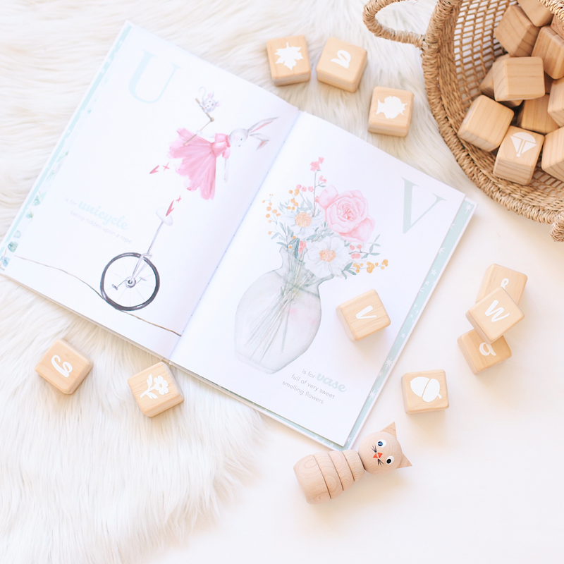 Adored Illustrations The Amazing ABC Book (Hardcover) Early Literacy Gift Kids Picture Book Clearance