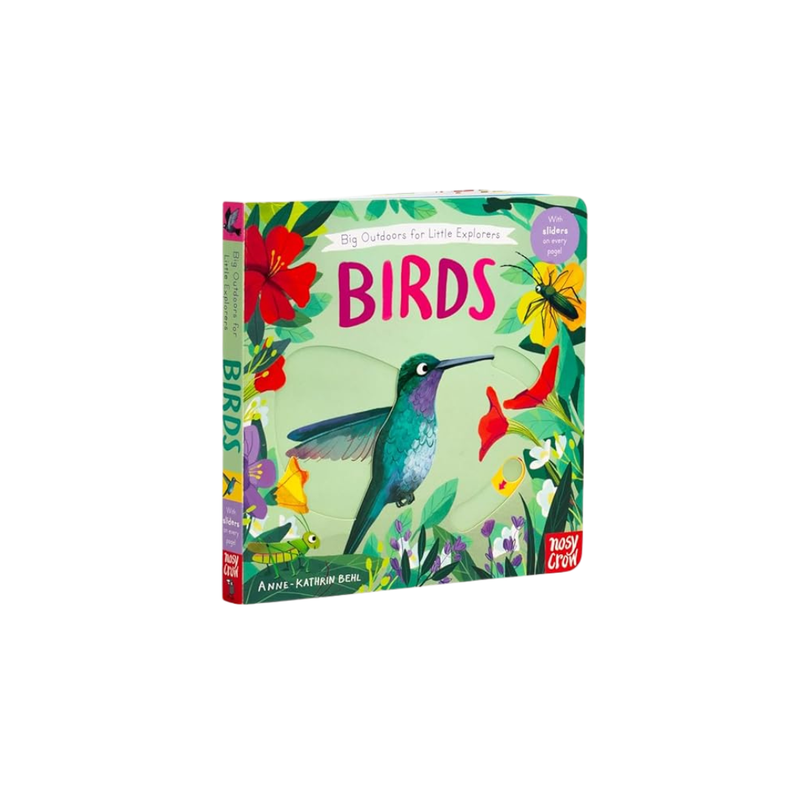 Birds Big Outdoors for Little Explorers (Board Book) by Anne-Kathrin Behl Slide Book Interactive Kids Picture Book
