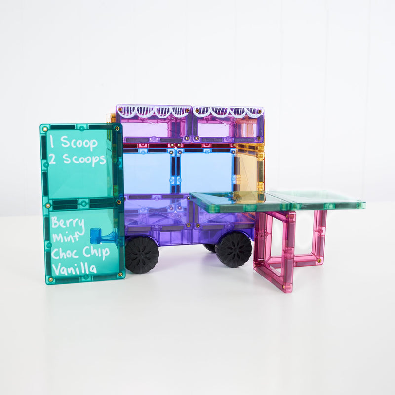 Connetix Tiles Pastel Motion Pack 26 Pieces Toy Car 3yrs+