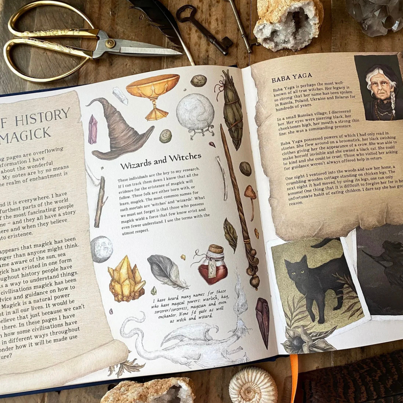 A Natural History of Magick (Hardcover) by Poppy David & Jessica Roux 5yrs+