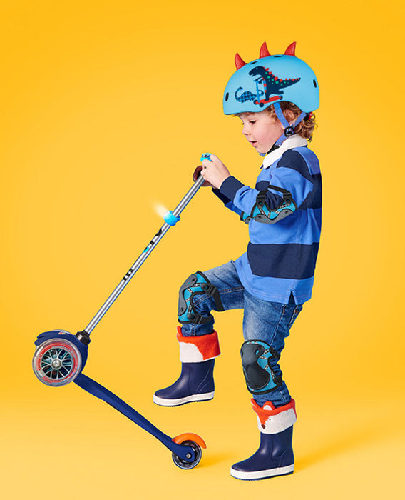 Micro Kids Bike Helmet 3D Scootersaurus 52-56cm 2yrs+