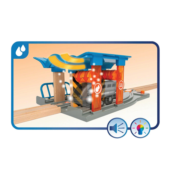 BRIO Smart Tech Train Service Station 2pc Toy Car 3yrs+