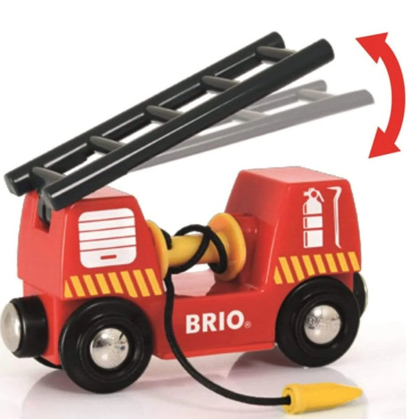 BRIO Emergency Fire Engine With Sound and Light Toy Car Best Seller 3yrs+