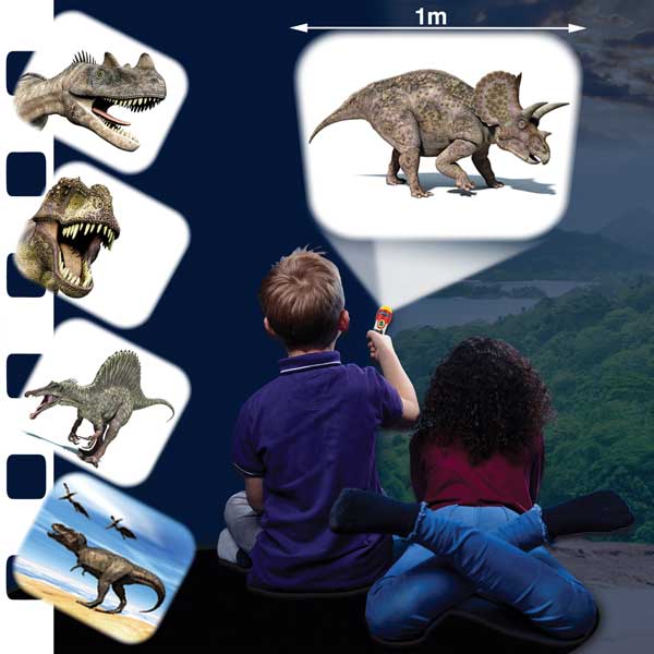 Brainstorm Toys Dinosaur Torch and Projector by Brainstorm Outdoor Travel Toys Dinosaur toy Early Science STEM Toys Dinosaur and Dragon Theme 3yrs+