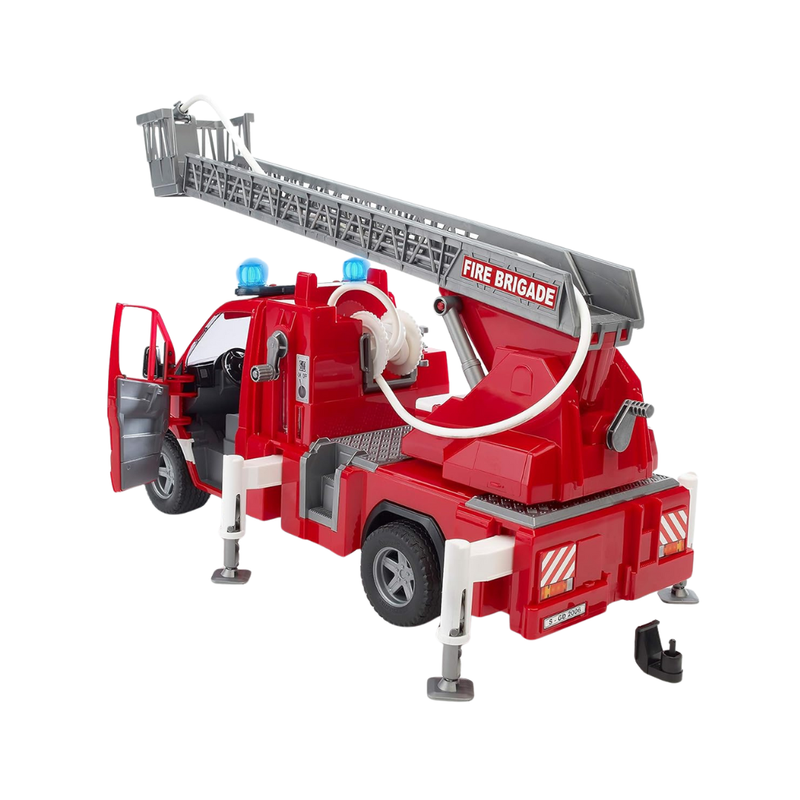 Bruder 1:16 MB G3 Sprinter Fire Engine with Ladder and Water Pump Lights and Sound Toy Car Gifting Idea for 4yrs+