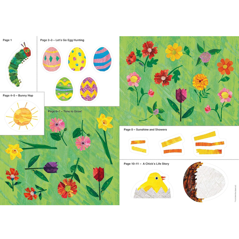 The Very Hungry Caterpillar's Easter Sticker Activity Book and Colouring Book (Paperback) by Eric Carle Travel Toys