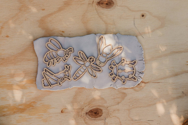 Kinfolk Pantry Mini Insect Eco Cutter Set Playdough Sand Toys Art and craft for kids 3yrs+