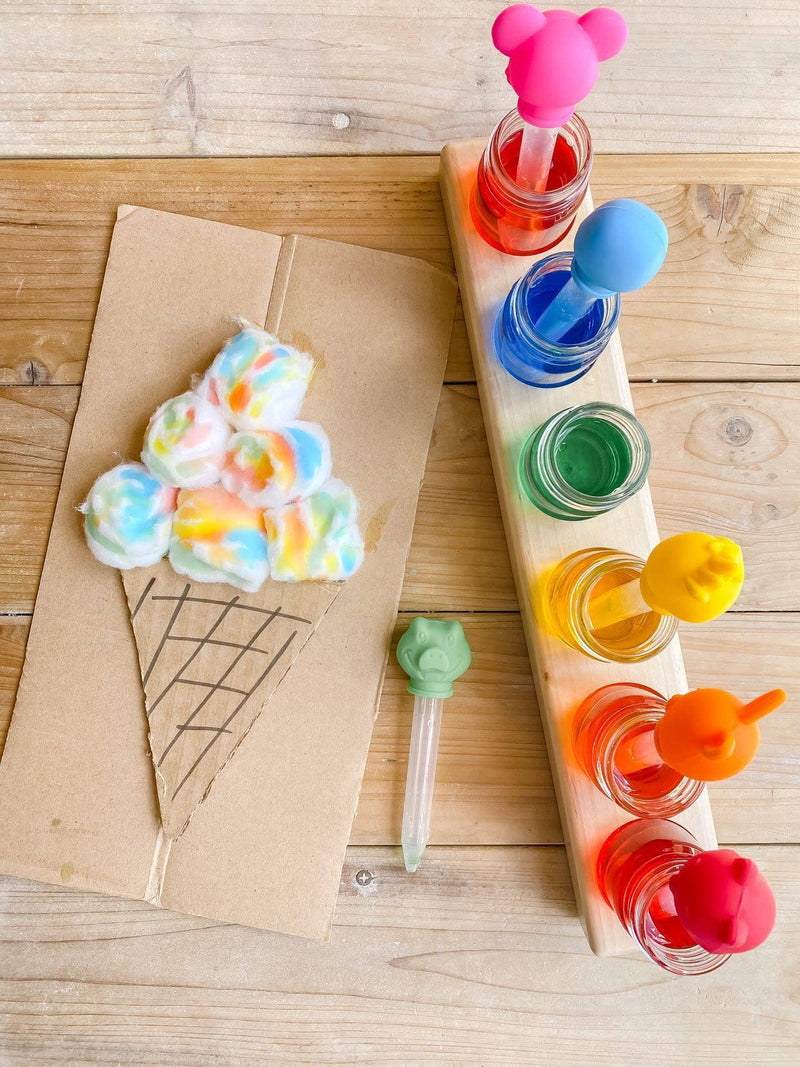 Curious Columbus Pipette Silicone Craft Droppers Aussie Animal Art and craft for kids Early Science STEM Toys 3yrs+