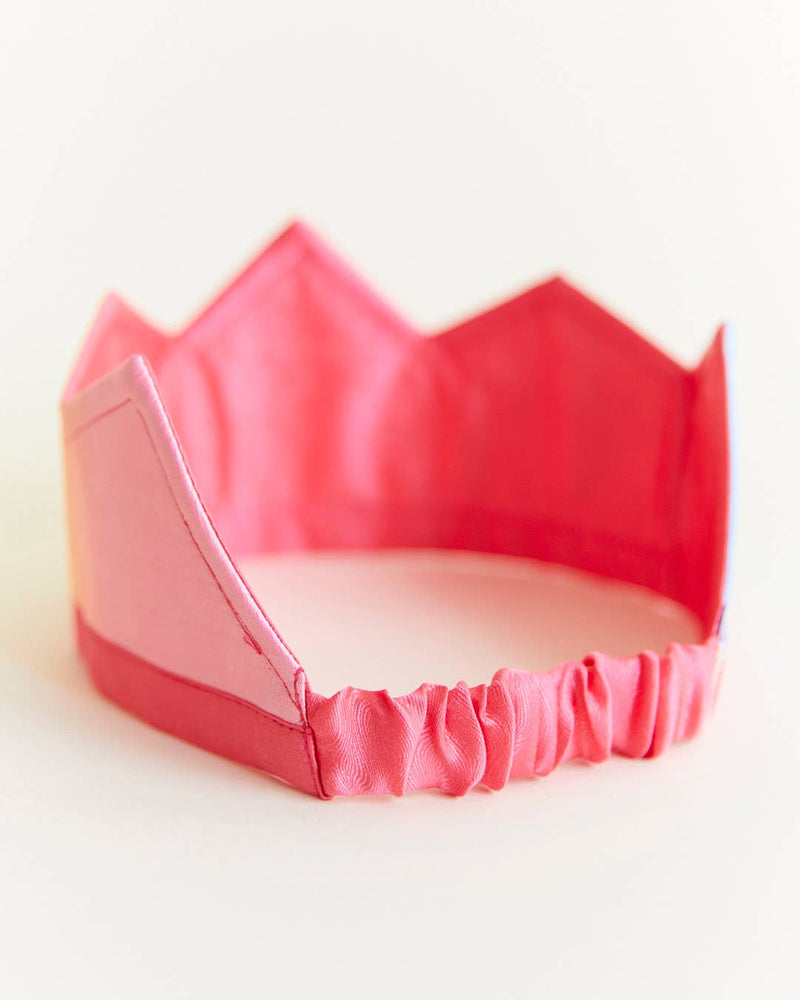 Sarah’s Silks - 100% Silk Rainbow Crown for Birthdays and Dress Up 3yrs+
