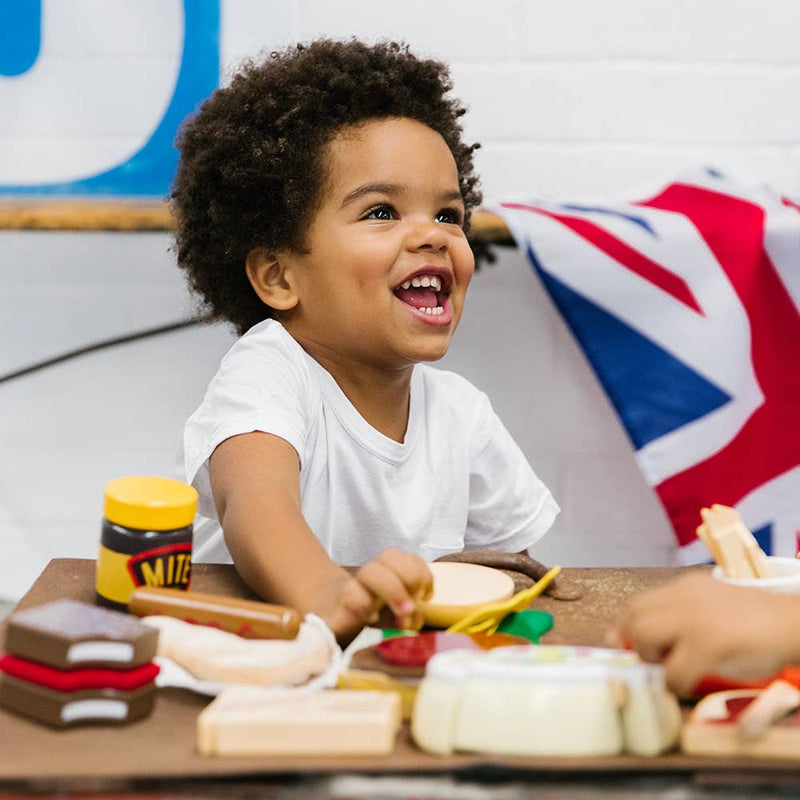 Make Me Iconic Wooden Toy Food Australian Food Set Play Kitchen Role Play Pretend and Imaginative Play 3yrs+