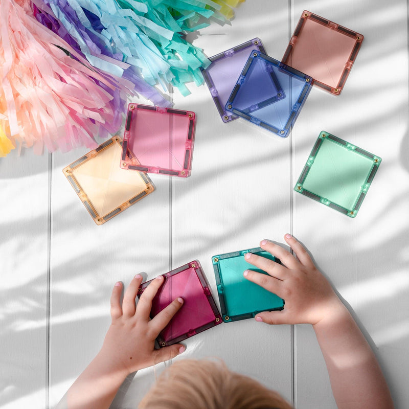 Connetix Tiles Pastel Creative and Travel Mini Pack 136 Piece Bundle Set NEW 2026 3yrs+