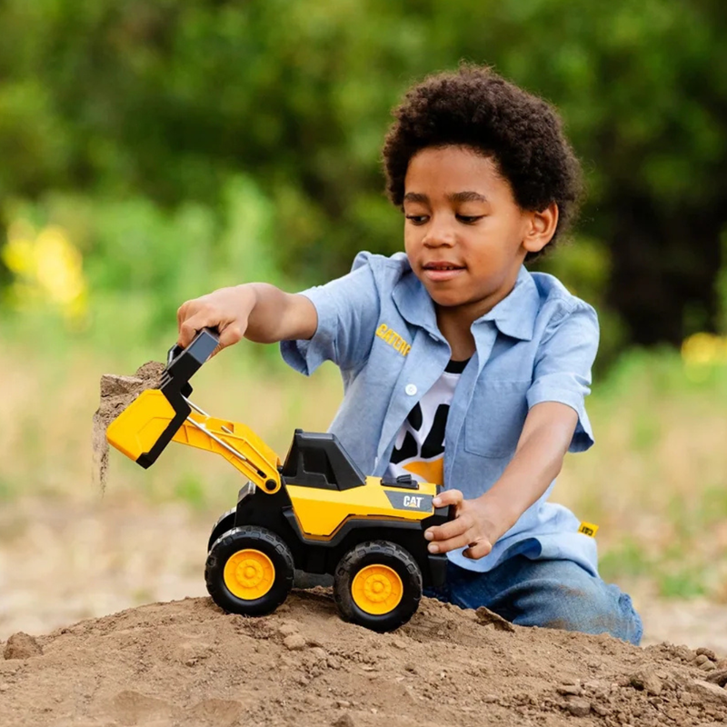 CAT Compact Steel Wheel Loader Toy Vehicles Gift Idea for 3yrs+