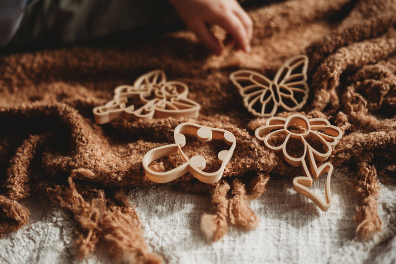 Kinfolk Pantry Fairytale Fairy Cutter Set Eco Cutter Set Playdough Sand Toys Art and craft for kids Fairy Unicorn and Castle Theme 3yrs+