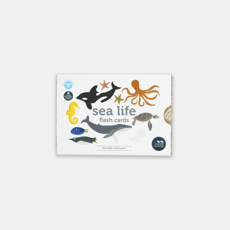 Sea Life Flash Cards by Two Little Ducklings 3yrs+