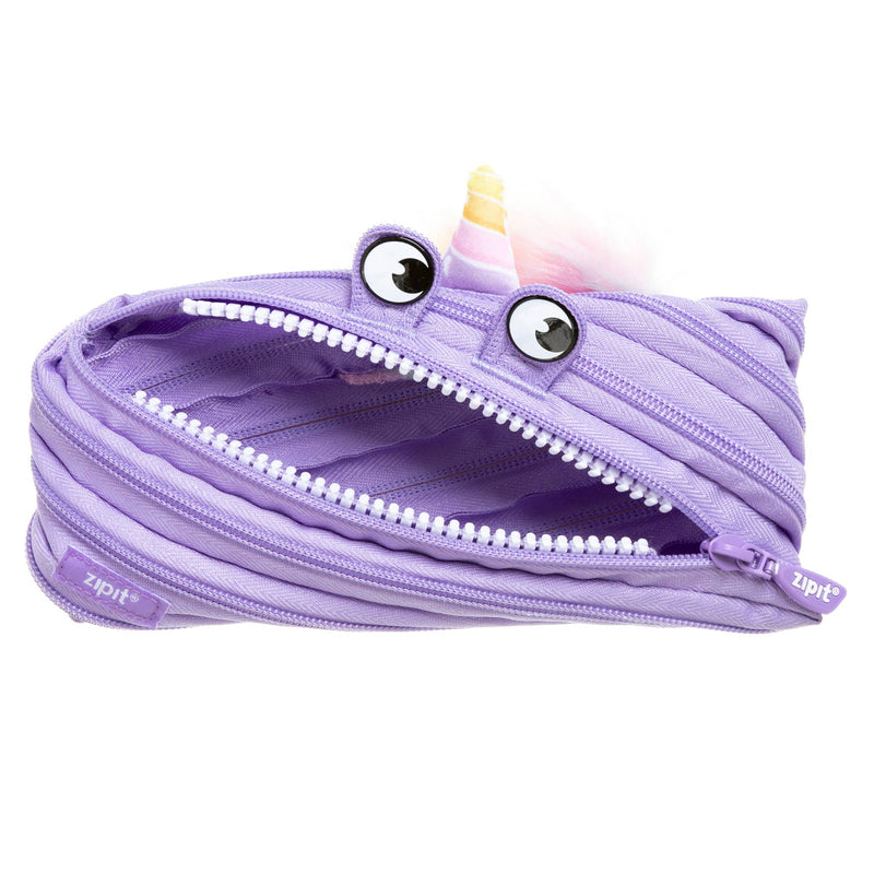 ZIPIT Unicorn Pencil Case Purple Stationary Unicorn Toys 3yrs+