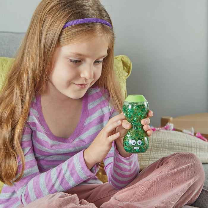 Express Your Feelings Sensory Bottles represent - Excited, Impatient, Lonely and Nervous