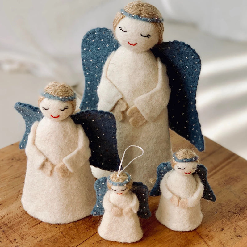 Pashom Felt Christmas Standing Angel - Small Christmas Range