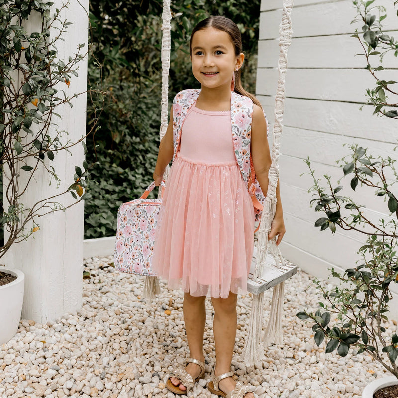 Confetti Kidz Peach Blossom Insulated Lunch Bag Preschooler 3yrs+