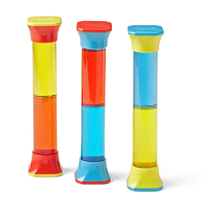 ColorMix Sensory Tubes Set of 3 Calming Sensory Bottles for Focus & Emotional Mindfulness for 3yrs+