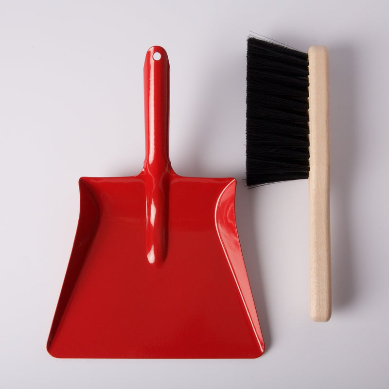 Kids at Work Dustpan and Brush Kit - Red / Blue Montessori Practical Life Materials