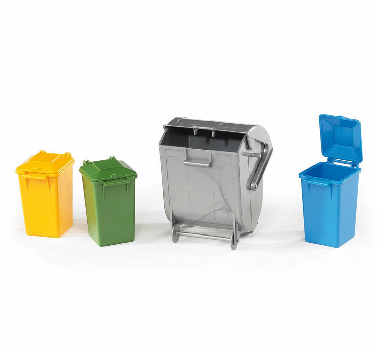 Bruder Garbage Can Set of 4 3yrs+