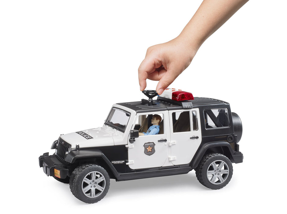 Bruder Jeep Wrangler Rubicon Police and Accessories 4yrs+