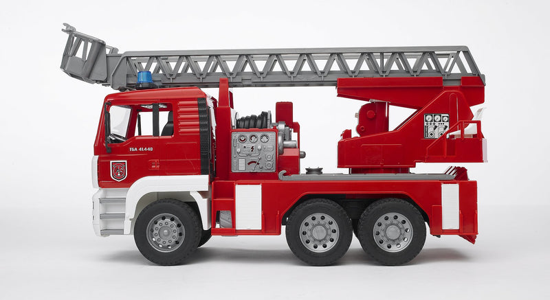 Bruder 1:16 MAN TGA Fire Truck Fire Engine with Water Pump & Light & Sound Toy Car Best Seller 4yrs+