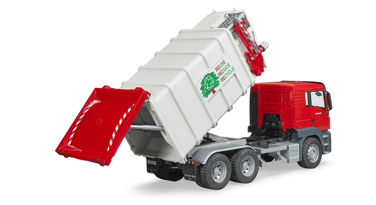 Bruder MAN TGS Side Loading Garbage Truck 4yrs+