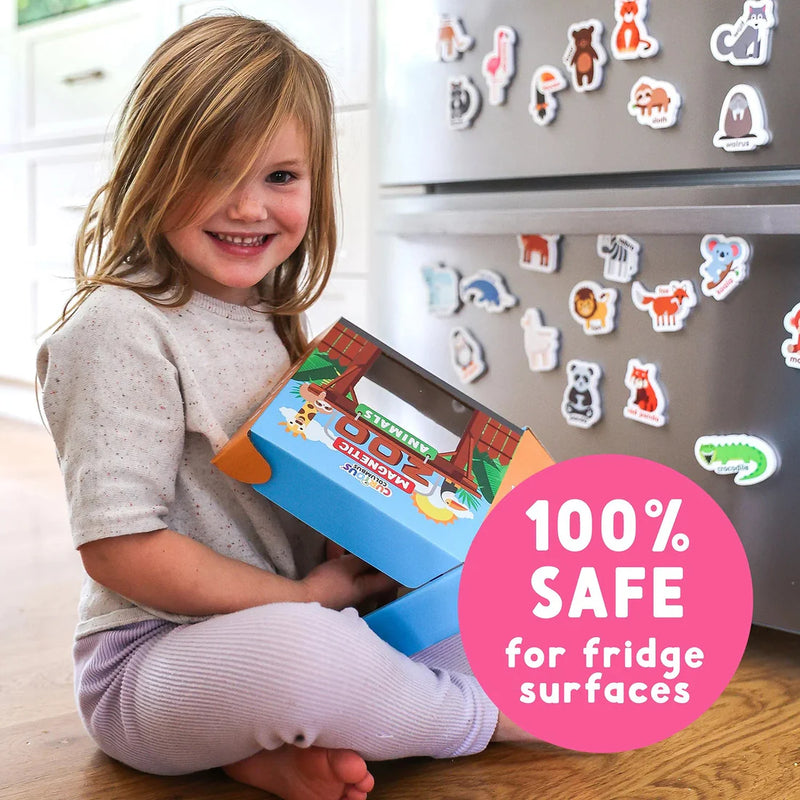 Curious Columbus Zoo Animals 28 Magnetic Zoo Animals Baby Toys Baby Gifts Idea 0m+