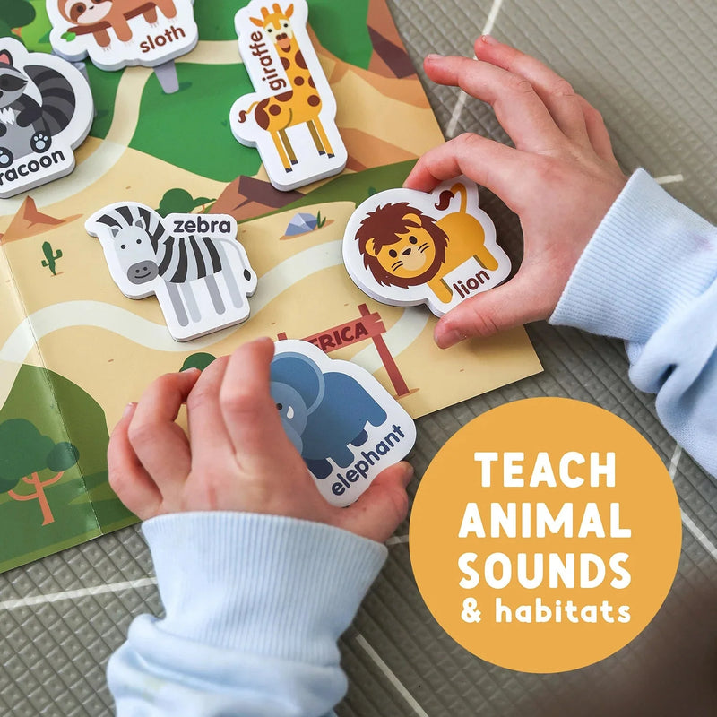 Curious Columbus Zoo Animals 28 Magnetic Zoo Animals Baby Toys Baby Gifts Idea 0m+