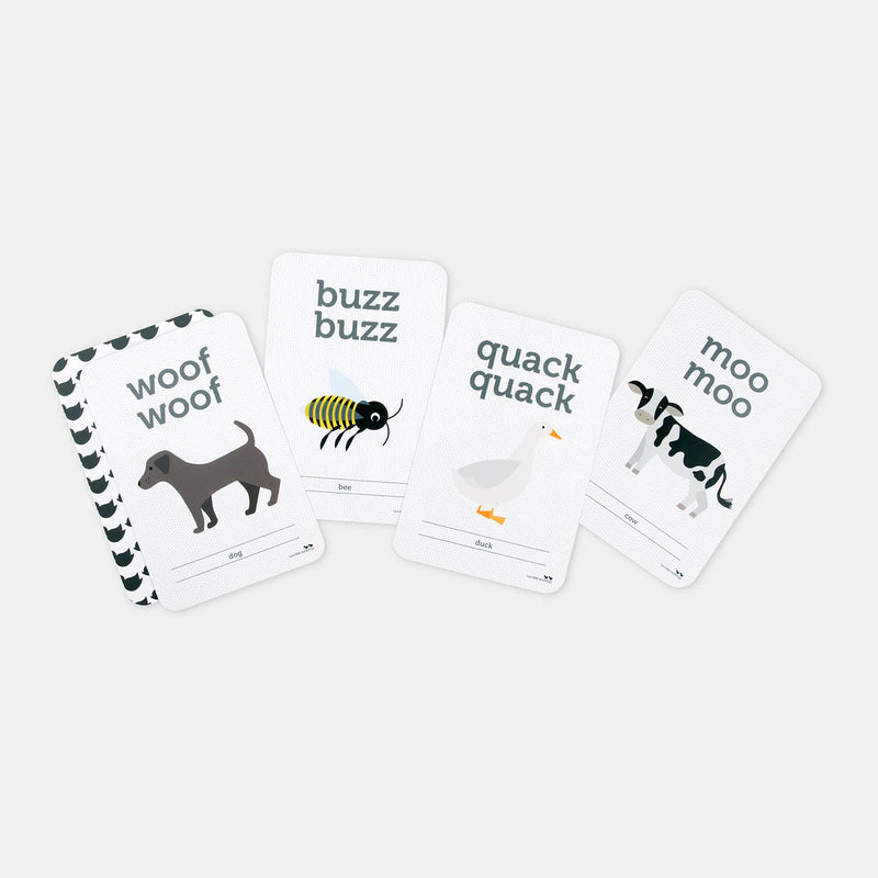 Animal Sounds Flash Cards by Two Little Ducklings 3yrs+