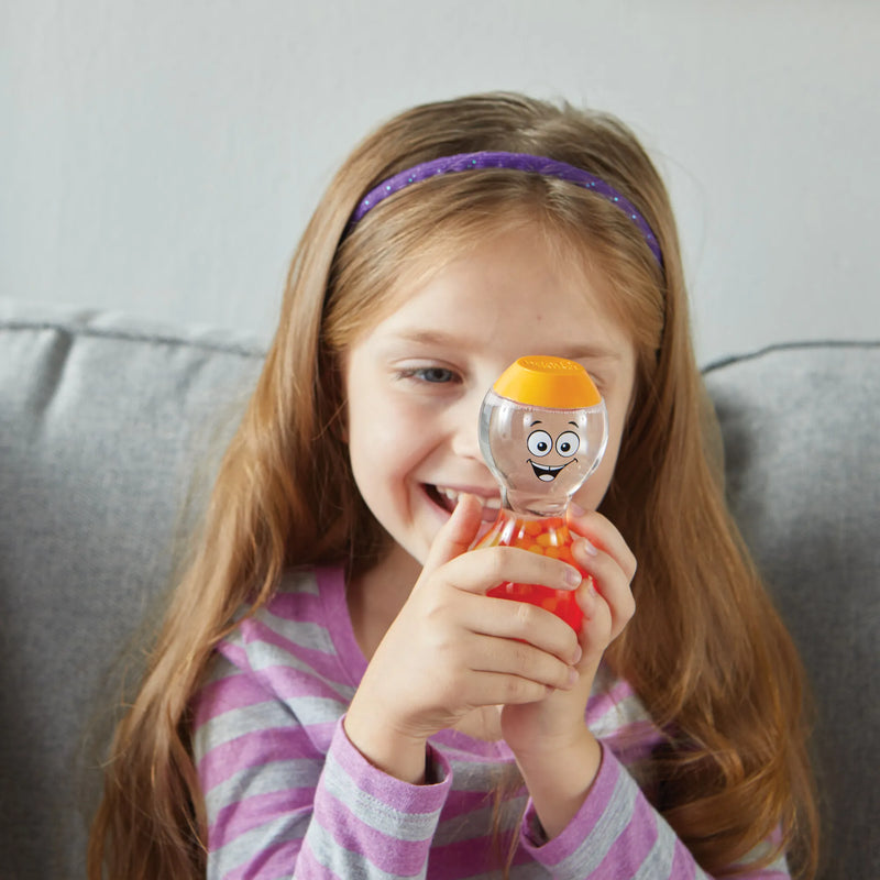 Express Your Feelings Sensory Bottles represent Excited, Impatient, Lonely and Nervous Sensory Toys Best Seller 3yrs+