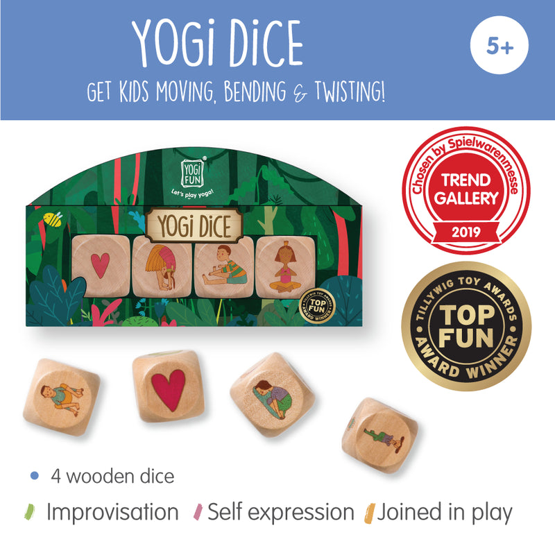Yogi FUN Yoga Dice Game Mindfulness Resources 5yrs+