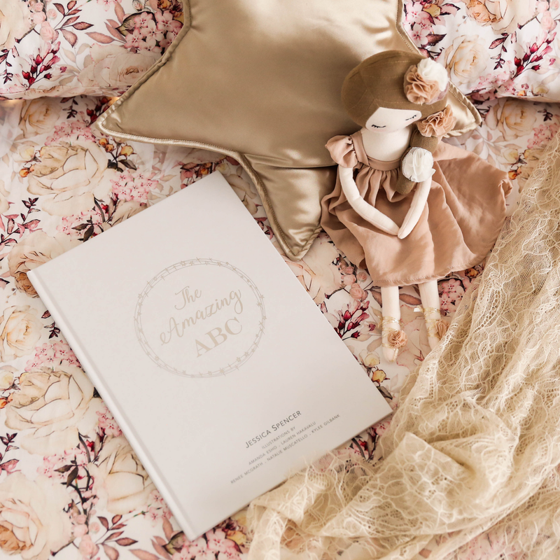 Adored Illustrations The Amazing ABC Book (Hardcover) Early Literacy Gift Kids Picture Book Clearance