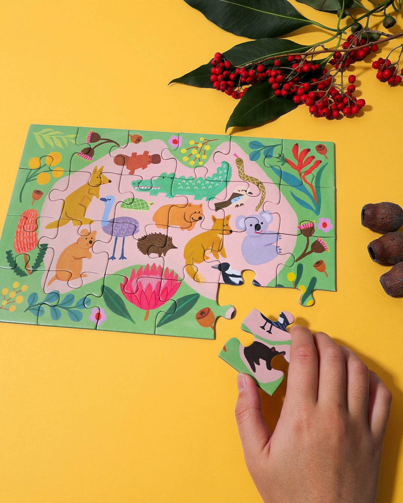 Journey Of Something G'day Yay 24 Piece Kids Puzzle Australian Animals 4yrs+