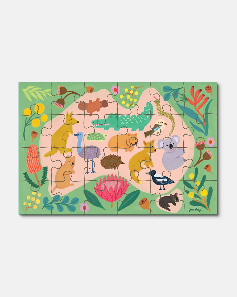 Journey Of Something G'day Yay 24 Piece Kids Puzzle Australian Animals 4yrs+