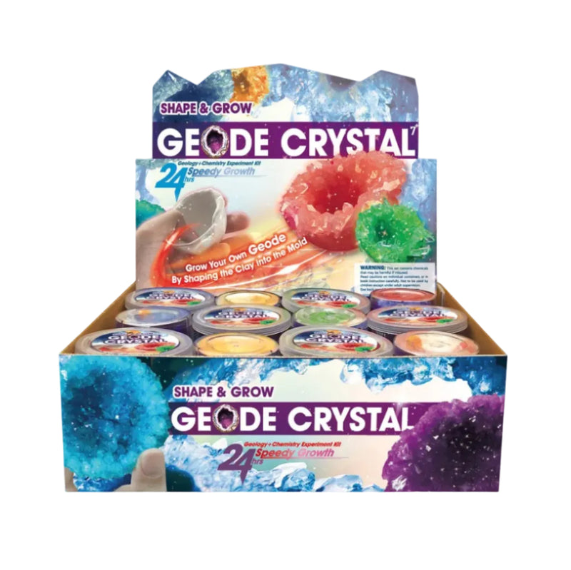 Shape & Grow Geode Crystal Growing Kit Assorted 1pcs Early Science STEM Toys Gifting Idea for 5yrs+