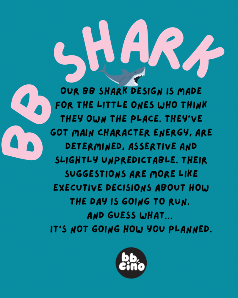 BBcino BB Shark 120ml Babycino