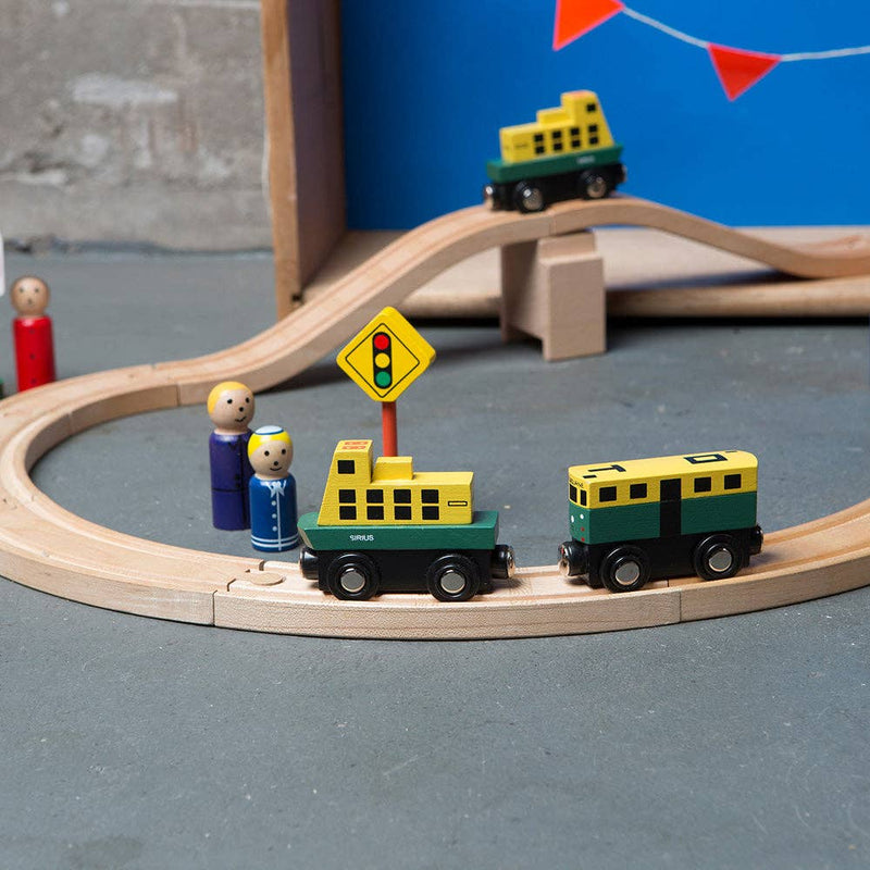 Make Me Iconic Mini Melbourne Tram Wooden Toy Train Best Seller 3yrs+