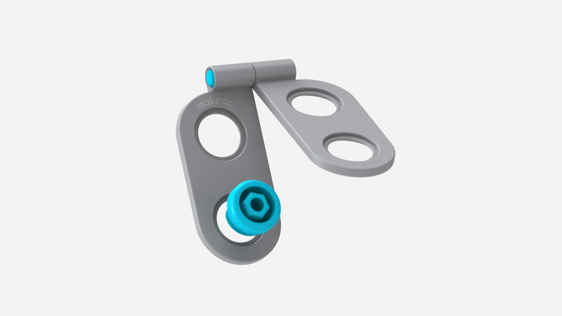 Makedo Spin-Hinge Cardboard Construction Tool 6pc Art and Craft for Kids 5yrs+