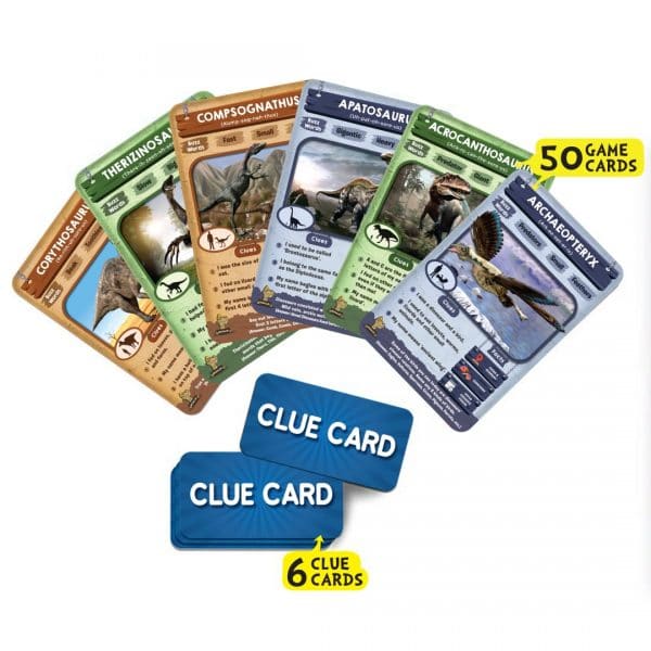 Guess in 10 Card Games Deadly Dinosaurs by Skillmatics Dinosaur toy Dinosaur and Dragon Theme 8yrs+