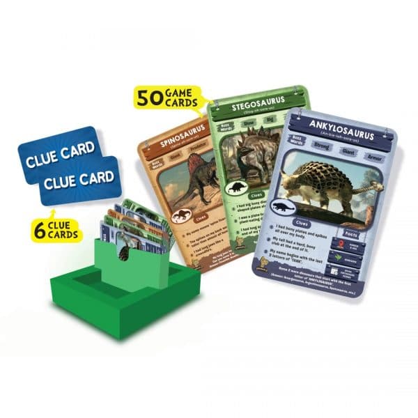 Guess in 10 Card Games Deadly Dinosaurs by Skillmatics Dinosaur toy Dinosaur and Dragon Theme 8yrs+