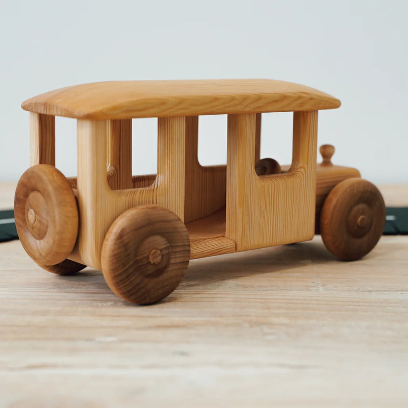 Debresk Big Bus Wooden Toy Car Retired  3yrs+