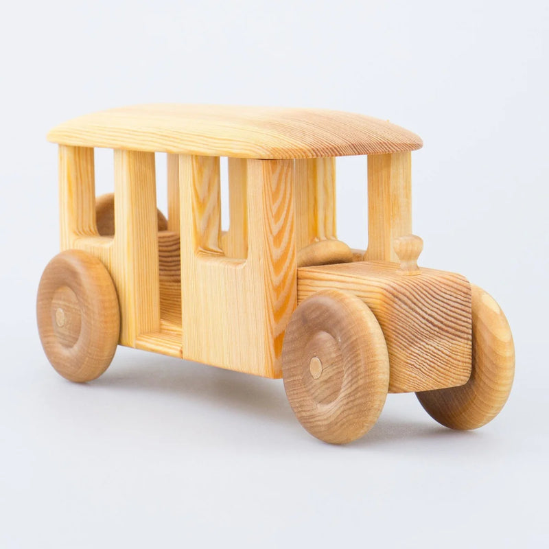 Debresk Big Bus Wooden Toy Car Retired  3yrs+