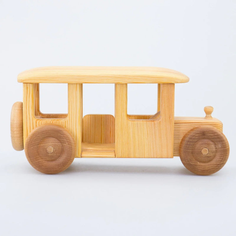Debresk Big Bus Wooden Toy Car Retired  3yrs+