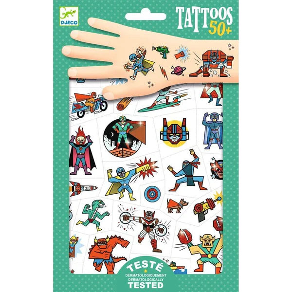 Temporary Tattoos by Djeco Stationary Art and craft for kids Best Seller 3yrs+