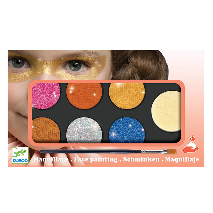 Djeco Face Paint and Body Art Palette 6 Colours 3yrs+