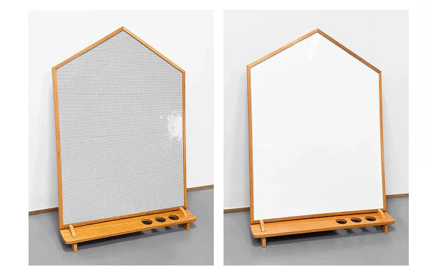 JoyKids Magnetic Whiteboard Double Sided with DUPLO Baseplate with stand 2yrs+ (Heavy Shipping)