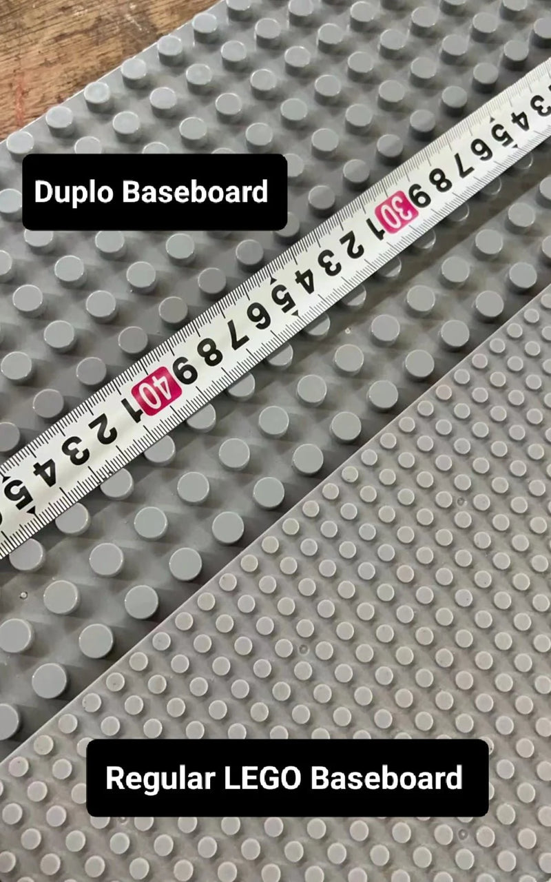 JoyKids Magnetic Whiteboard Double Sided with DUPLO Baseplate with stand 2yrs+ (Heavy Shipping)