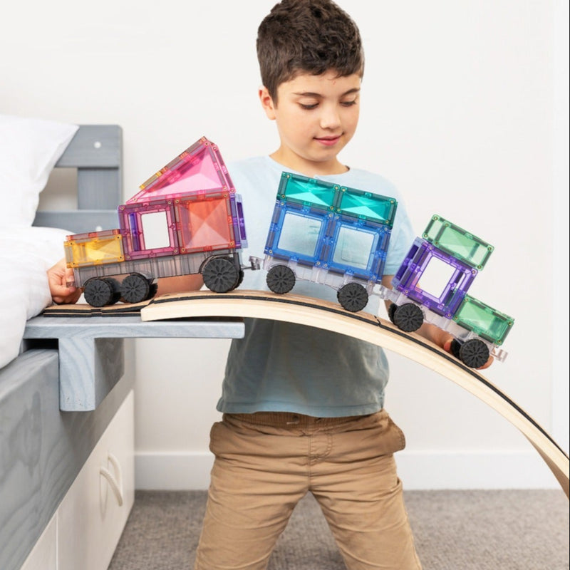 Connetix Transport Pastel Pack 50pc Toy Car Best Seller 3yrs+